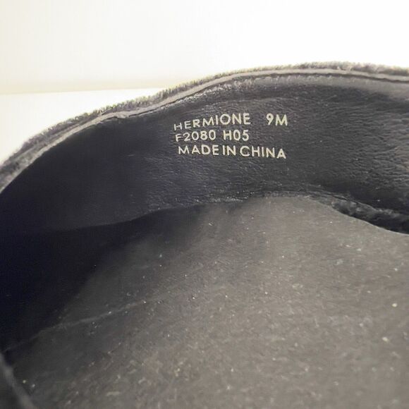 Calvin Klein Black Velvet Hermione Pointed Toe Heels BLACK WOMEN Size 9 - Picture 7 of 8